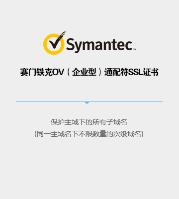 赛门铁克  OV（企业型）通配符SSL证书